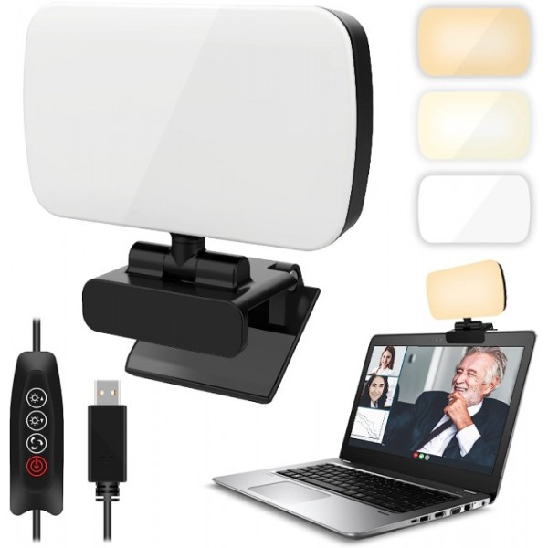 Aogled Video Conference Light, LED Video Conferenc...