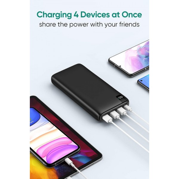 Aogled Power Bank 26800mAh,22.5W Fast Charging Portable Phone Charger PD3.0 QC4.0 Extermal Battery Pack with 4 Outputs for Smartphones Tablets